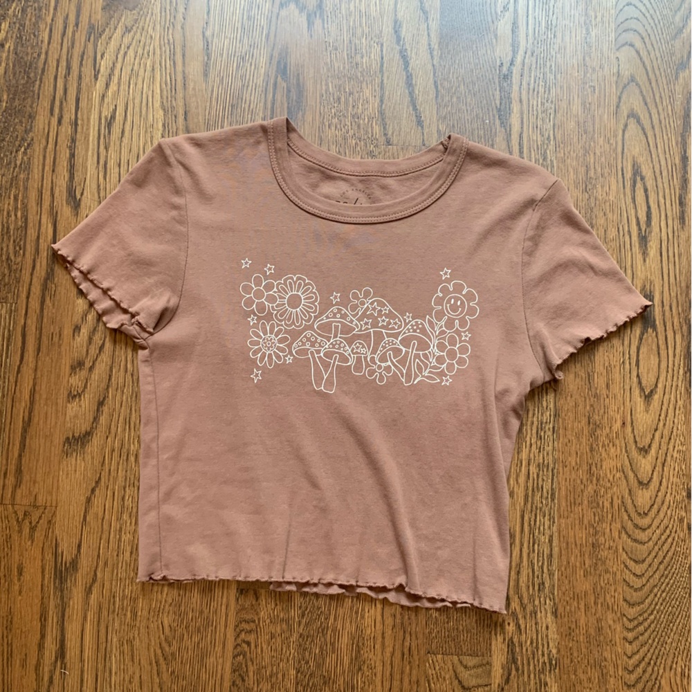 Pacsun Brown Baby Tee